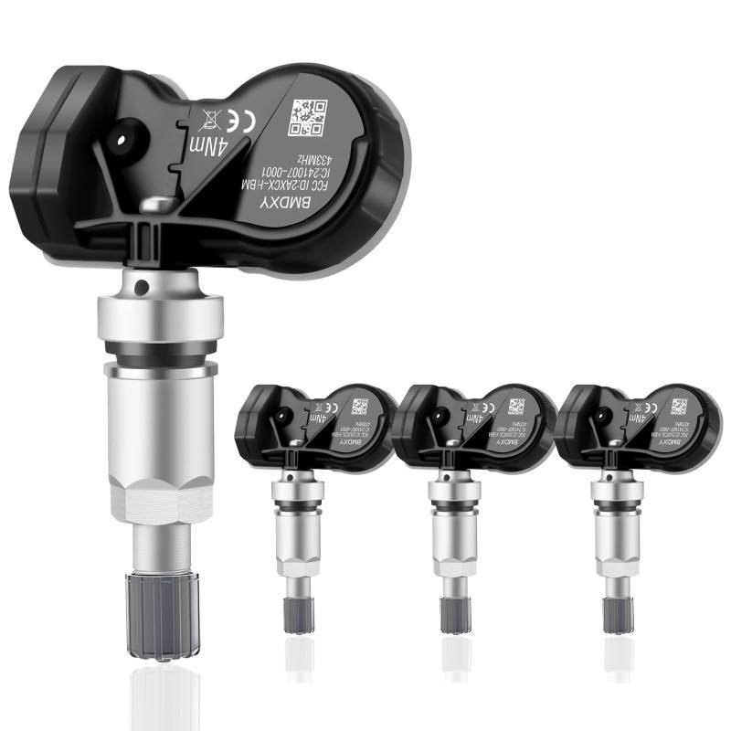 GEAREVER Reifendrucksensor Multiprotokoll TPMS Sensor RDKS Passend für BMW 1 2 3 4 5 6 7 8 Series M1 bis M6 X1 bis X7 Z4 für fast alle Modelle 36236781847 36236779490 36106790054 36106856209 von GEAREVER