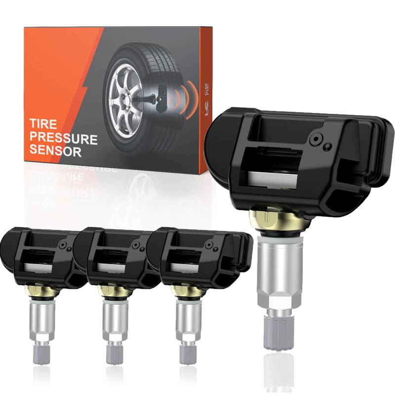 GEAREVER TPMS Sensor RDKS Reifendrucksensor Reifendruckkontrollsystem 433 MHz für Mercedes C CLA GLC CLS E S GLE-Klasse W176 W205 C207 W212 A0009050030 A0009057200 von GEAREVER