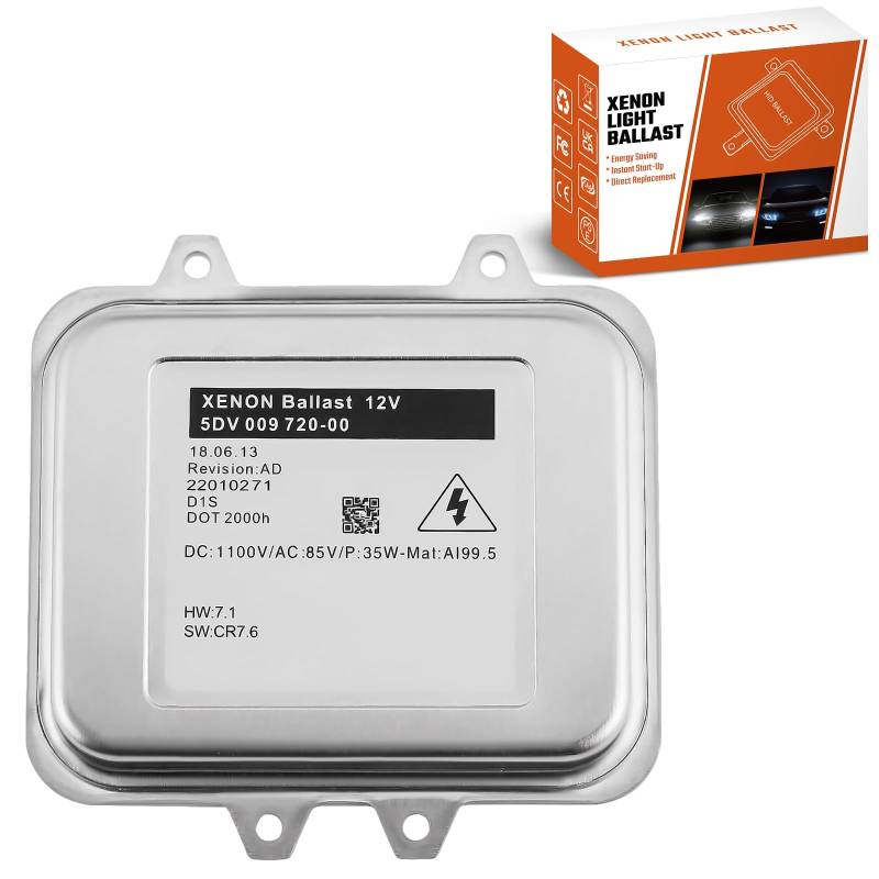 GEAREVER Xenon Scheinwerfer HID Steuergerät Kompatibel mit Opel Astra J Insignia Hella BMW Skoda 5DV00972000 13278005 1232335 von GEAREVER