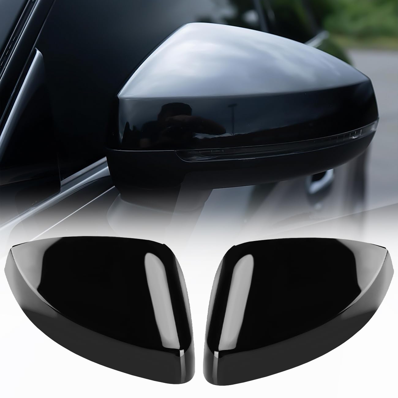 GEARMONSTER Auto Spiegelkappen, Rückspiegelgehäuse, Rückspiegelkappe Ersatz Seitenspiegel Abdeckung Kompatibel mit Au-di A3 S3 8V RS3 2013-2019, Schwarz Glänzend, 1 Paar GEARMONSTER Auto Spiegelkappen, Rückspiegelgehäuse, Rückspiegelkappe Ersatz Seitenspiegel Abdeckung Kompatibel mit Au-di A3 S3 8V RS3 2013-2019, Schwarz Glänzend, 1 Paar von GEARMONSTER