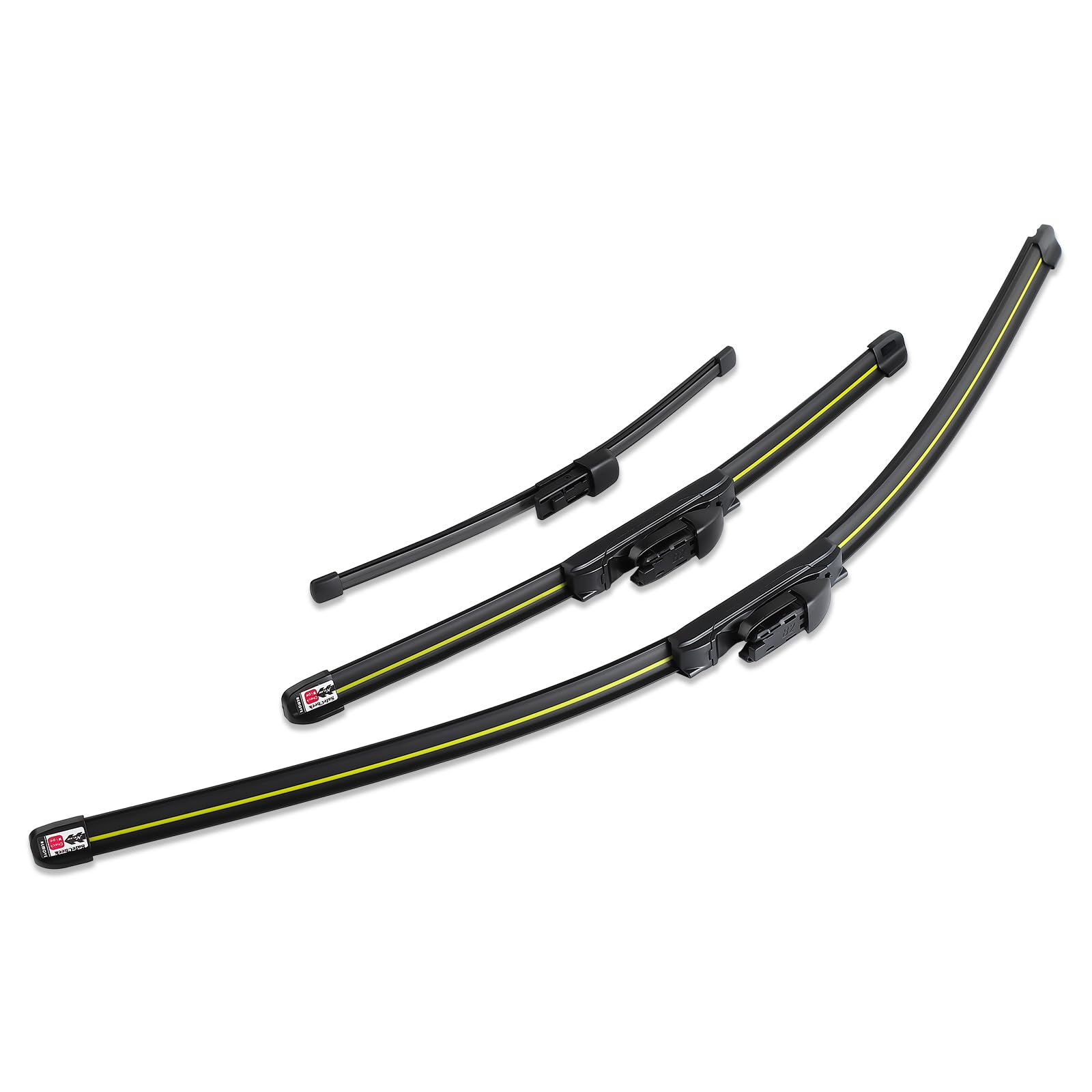 GEARMONSTER Scheibenwischer Wischerblätter Vorne + Hinten Satz Autoscheibenwischer Heckscheibenwischer Wischerblätter-Set für VW Golf Sportsvan ab 2014 (3er Set: 700mm/400mm/275mm) GEARMONSTER Scheibenwischer Wischerblätter Vorne + Hinten Satz Autoscheibenwischer Heckscheibenwischer Wischerblätter-Set für VW Golf Sportsvan ab 2014 (3er Set: 700mm/400mm/275mm) von GEARMONSTER