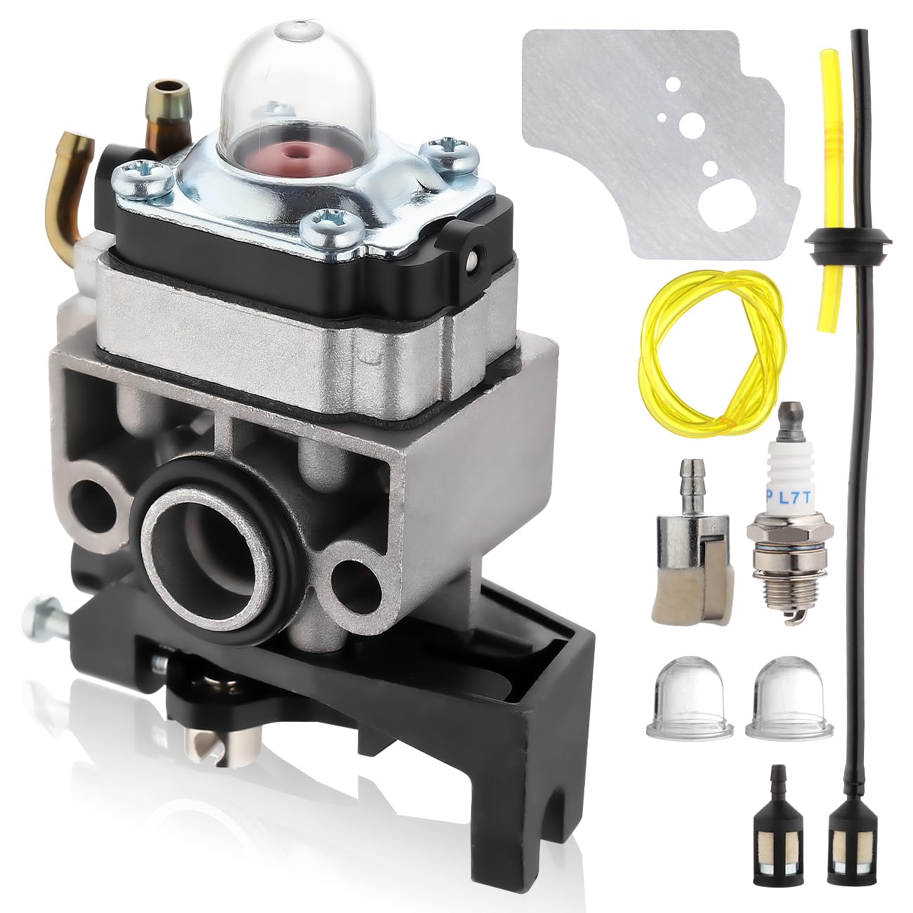 GEARMONSTER Vergaser Ersatzteil Kit passend für Honda GX25 GX35 FG110 Motor Vergaser Reparatursatz mit Luftfilter, Dichtung, Primer Bulb, Kraftstoffschlauch, 9-teiliges Set GEARMONSTER Vergaser Ersatzteil Kit passend für Honda GX25 GX35 FG110 Motor Vergaser Reparatursatz mit Luftfilter, Dichtung, Primer Bulb, Kraftstoffschlauch, 9-teiliges Set von GEARMONSTER