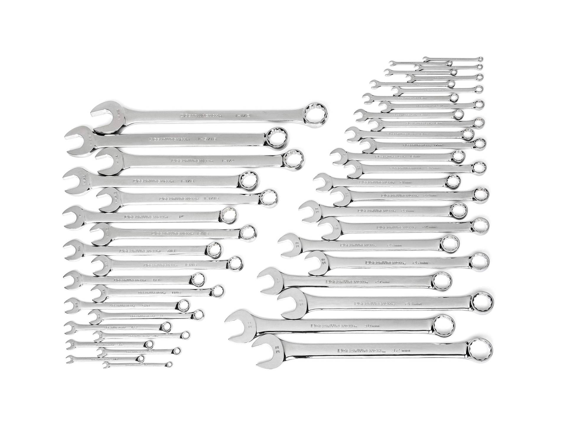 GEARWRENCH 44-teiliges 12-teiliges Ringmaulschlüssel-Set, langes Muster, SAE/metrisch – 81919 GEARWRENCH 44-teiliges 12-teiliges Ringmaulschlüssel-Set, langes Muster, SAE/metrisch – 81919 von GEARWRENCH