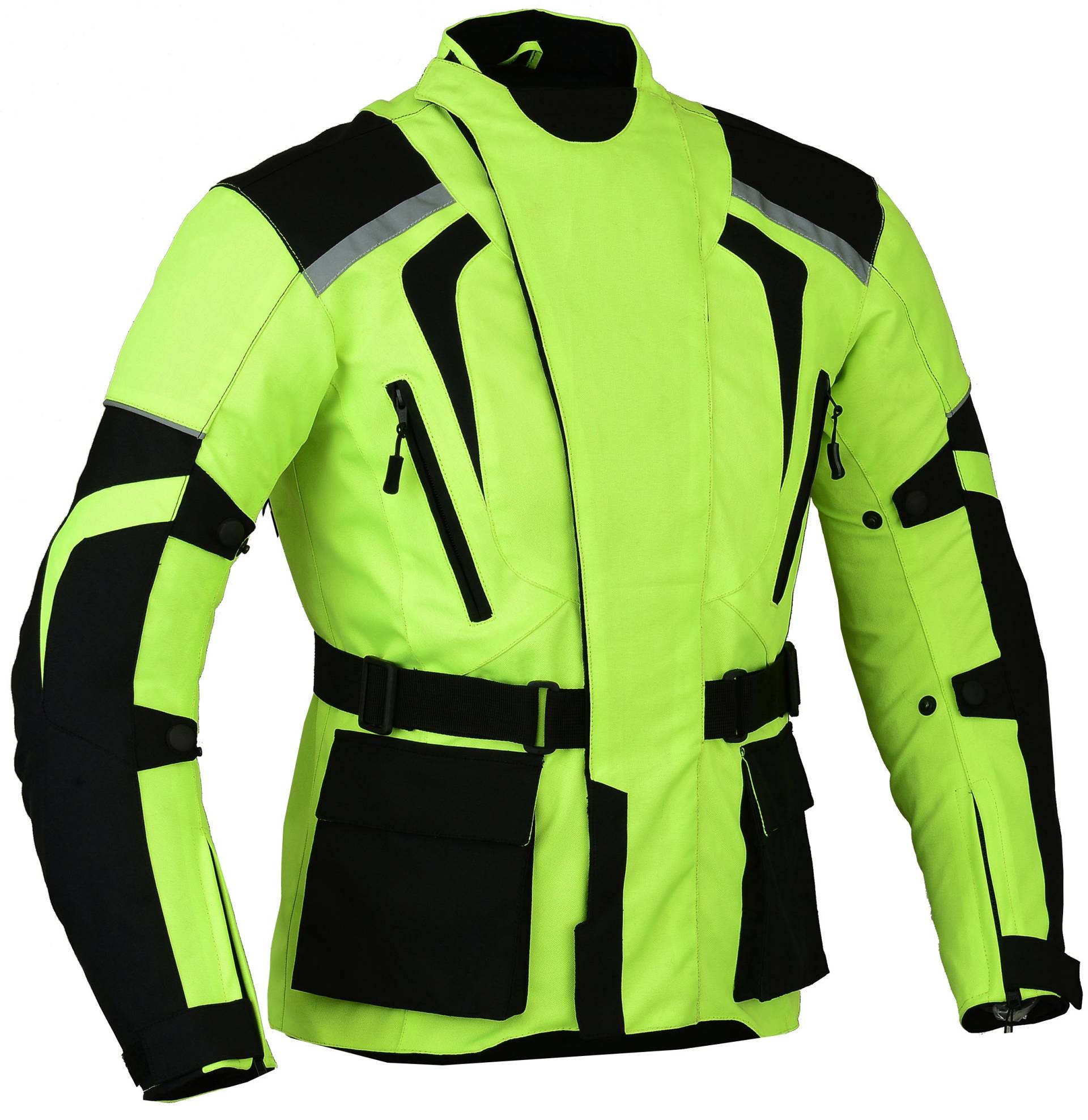 Grün Motorrad Jacke Hochsichtbare, wasserdicht und reflektierende von GEARX