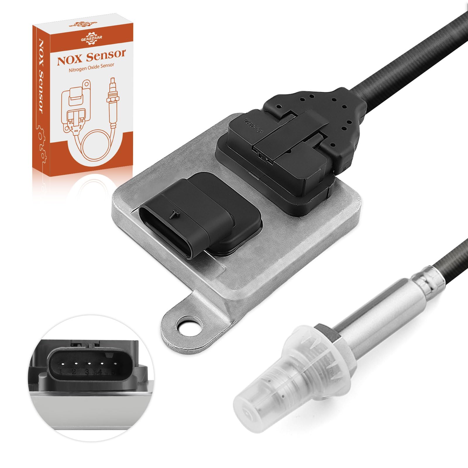 GEARZAAR Lambdasonde Nox Sensor Stickoxidsensor passt für Mercedes-Benz Sprinter Vito E-Klasse W212 CLS-Klasse C218 S-Klasse W222 V222 X222 V-Klasse W447 A0009058411 A0009050008-1 Stück GEARZAAR Lambdasonde Nox Sensor Stickoxidsensor passt für Mercedes-Benz Sprinter Vito E-Klasse W212 CLS-Klasse C218 S-Klasse W222 V222 X222 V-Klasse W447 A0009058411 A0009050008-1 Stück von GEARZAAR