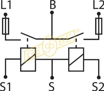 Sensor, Abgastemperatur vor Abgasturbolader GEBE 9 8022 1 von GEBE