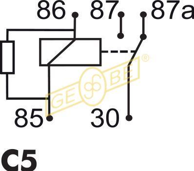 Sensor, Abgastemperatur vor Abgasturbolader GEBE 9 8068 1 von GEBE