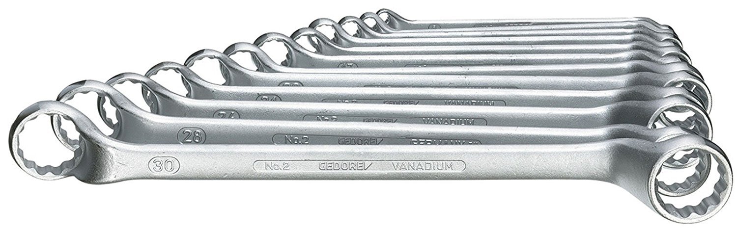 GEDORE Doppelringschlüssel Satz, 12-teilig, 6-32 mm, gekröpft, geschmiedet, Premium Handwerkzeug-Set, ideal für Profi-Handwerker und Heimwerker GEDORE Doppelringschlüssel Satz, 12-teilig, 6-32 mm, gekröpft, geschmiedet, Premium Handwerkzeug-Set, ideal für Profi-Handwerker und Heimwerker von GEDORE