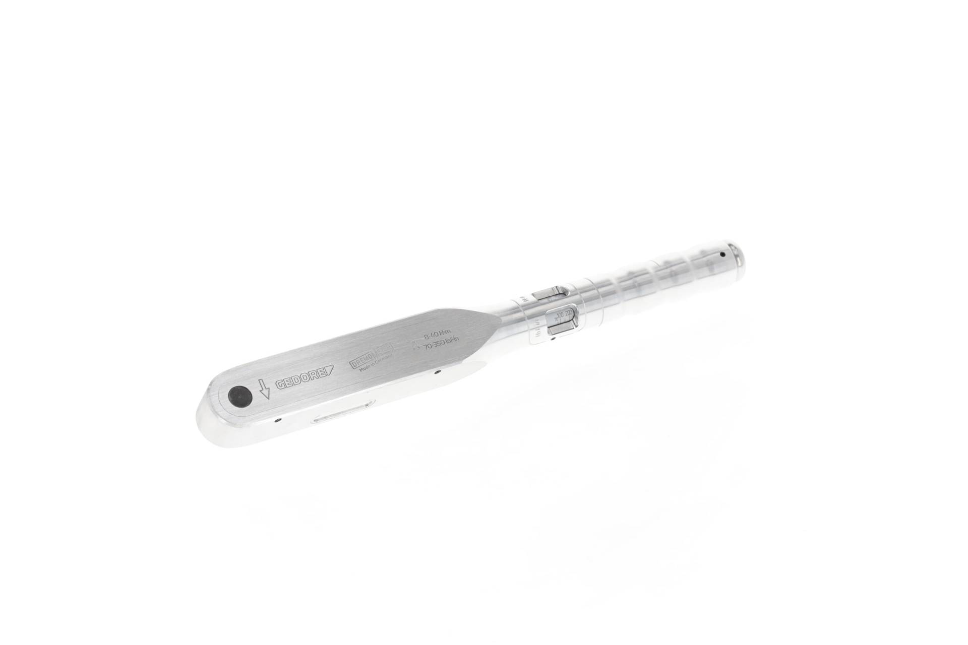 GEDORE Aluminium Drehmomentschlüssel DREMOMETER 3/8" 8-40 Nm ±3% Genauigkeit mit Zertifikat Made in Germany GEDORE Aluminium Drehmomentschlüssel DREMOMETER 3/8" 8-40 Nm ±3% Genauigkeit mit Zertifikat Made in Germany von GEDORE