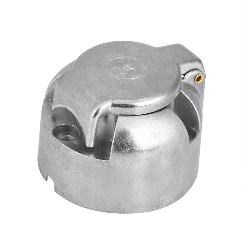 7 Pin -Anhängerstecker, 12 -V -Aluminium -Messing 7 -Pin -Anhängeranschluss 7 -Wege -Anhängerstecker Einfache Installation für Anhänger Caravan Towing Towbar von GEERYZHE