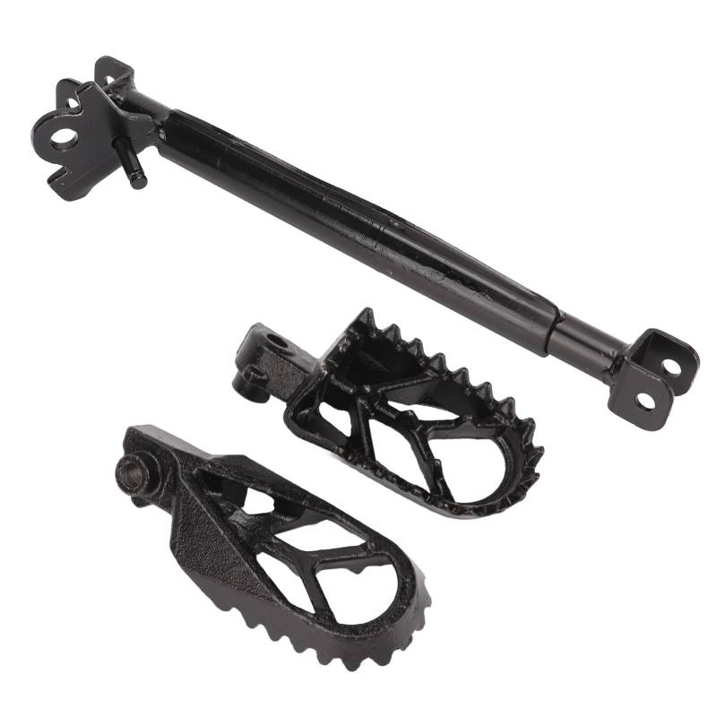 Dirt Bike Foot Pegs, Motorrad -Fuß -Ruhestifte Fuß Pedalhalterung Peg Halterung mit Footpeg Halterungs für CRF50 XR50 XRF70 CRF70 Pit Dirt Motor Trail Bike von GEERYZHE