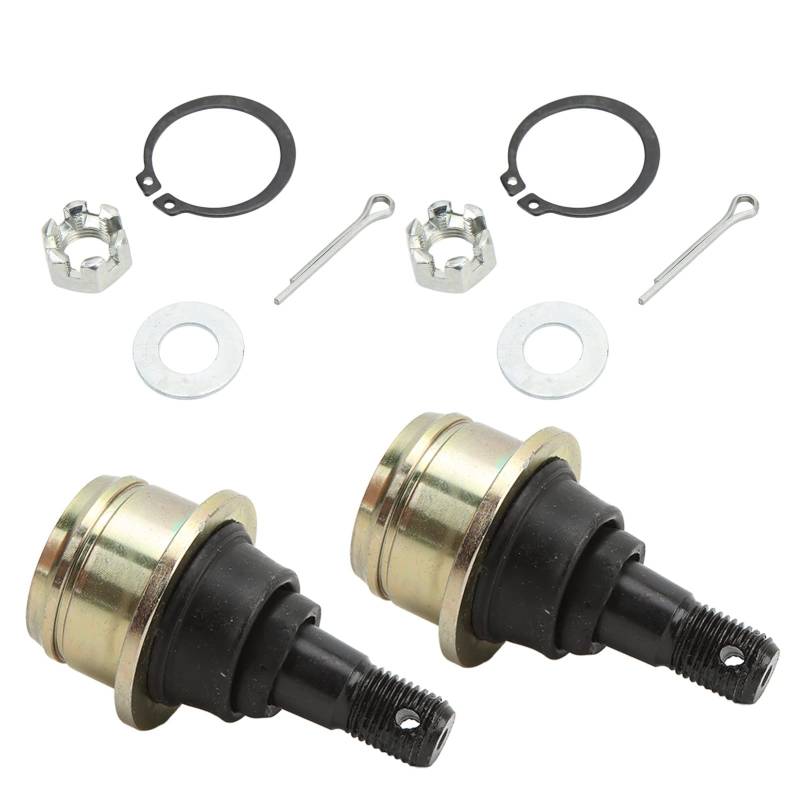 Obere und Untere Kugelgelenke, 2 Set Metall Upper- oder Unterkugelgelenke Kugelgelenke Ober- und Unterkit Einfache Installation für Big Bear 400 4WD YFM400 2000-2012 von GEERYZHE