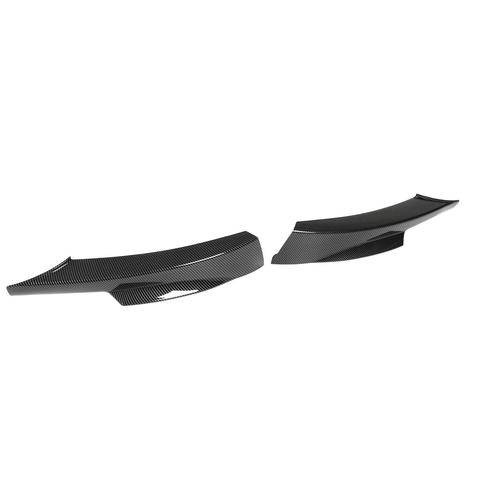Vordere Stoßfänger Lippe, Untere Stoßfänger -Eckspoiler -Spektrumspoiler mit Selbstklebender Klebeband und Schraube für E90 M Sport LCI Limousine 2009-2012 (Kohlefaser-Stil) von GEERYZHE