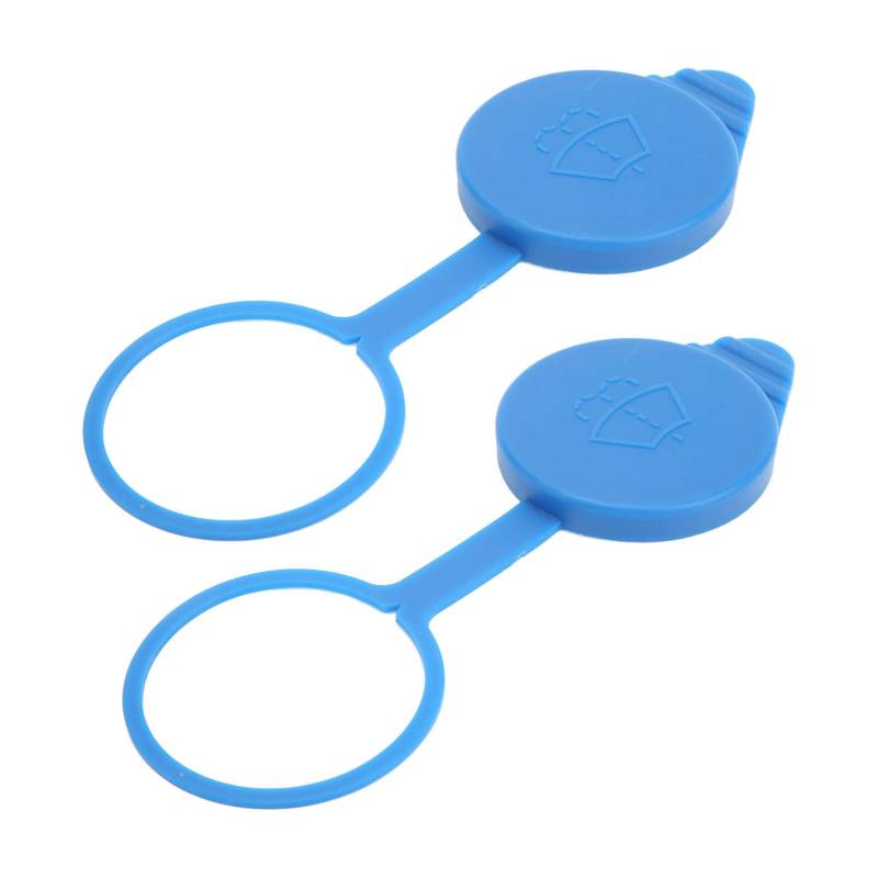 Waschflüssigkeitskappe, 2pcs Windschutzscheibe Waschflüssigkeitsreservoir Abdeckung Windschutzscheibenrückbehälter -Deckscheiben -Windschutzscheiben -Waschflüssigkeit Cap CP9Z17A605A 54009 für von GEERYZHE