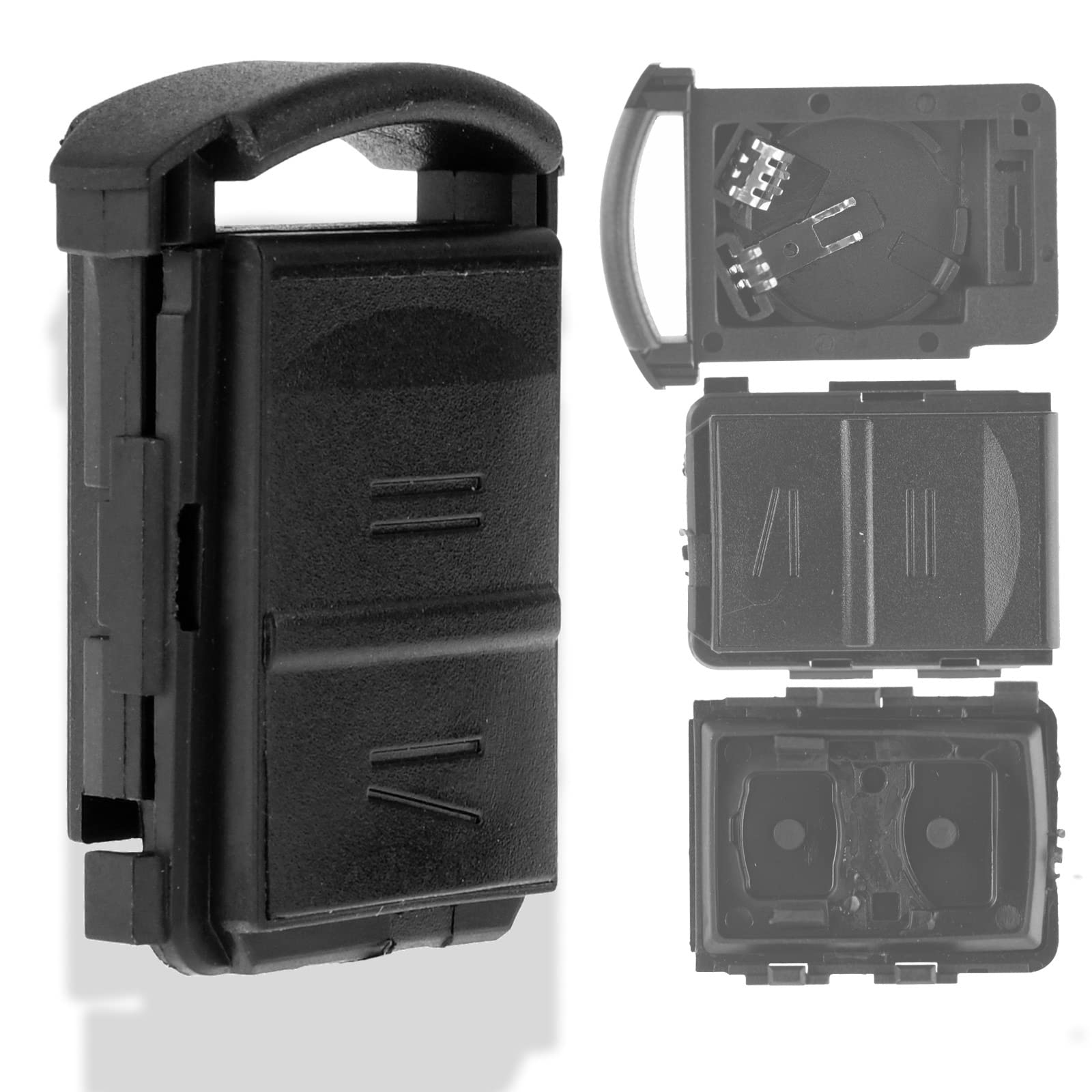 GEKKO Autoschlüssel Schlüsselgehäuse 2 Tasten kompatibel mit Opel Corsa C Meriva A Combo C Tigra B Fernbedienung GEKKO Autoschlüssel Schlüsselgehäuse 2 Tasten kompatibel mit Opel Corsa C Meriva A Combo C Tigra B Fernbedienung von GEKKO