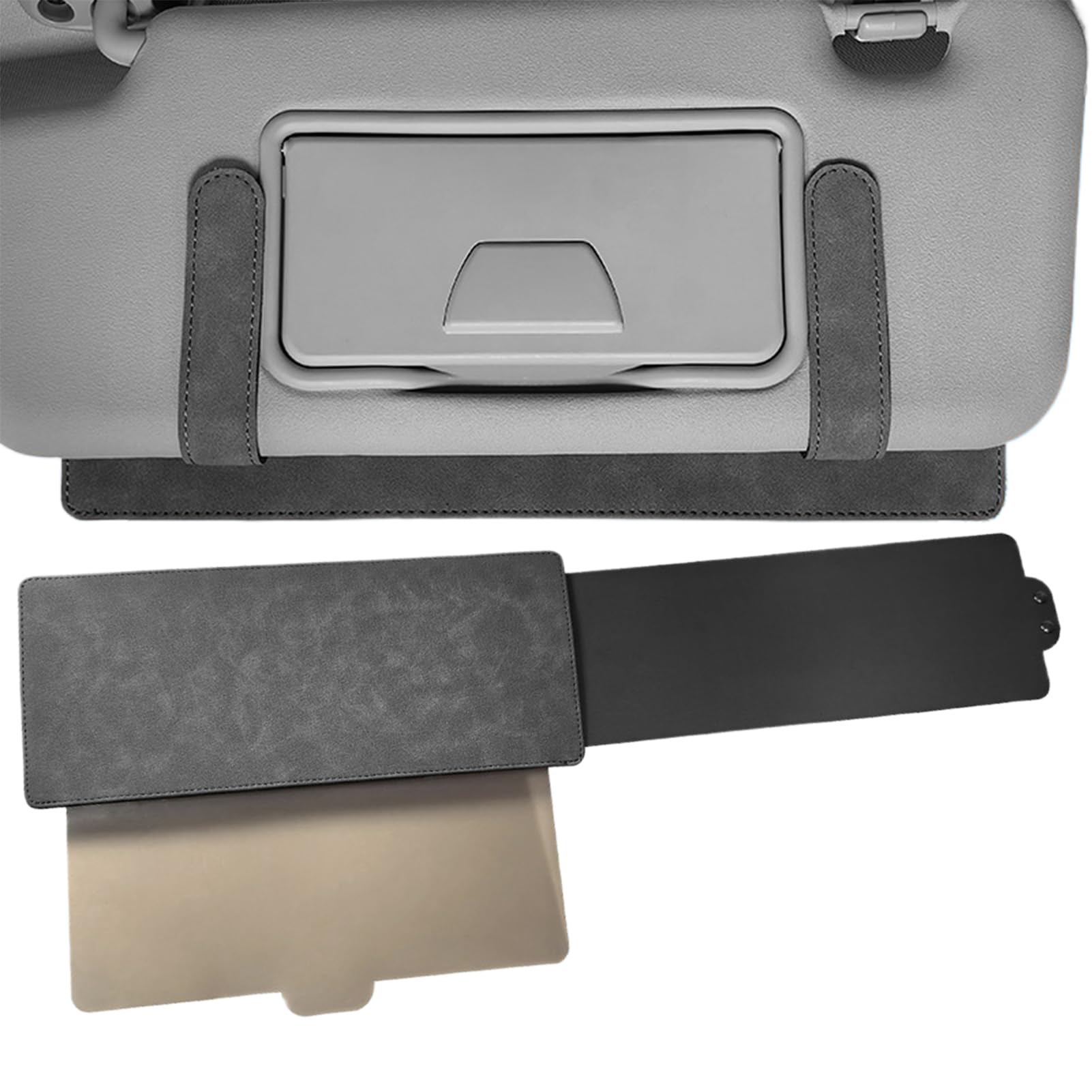 Polarisierte Sonnenblende für Auto | Sonnenblende Extender Anti-UV mit einziehbarem Rollo, Blendschutz mit Erweiterungspaneel für UV-Strahlen und Streulicht von GENERIC