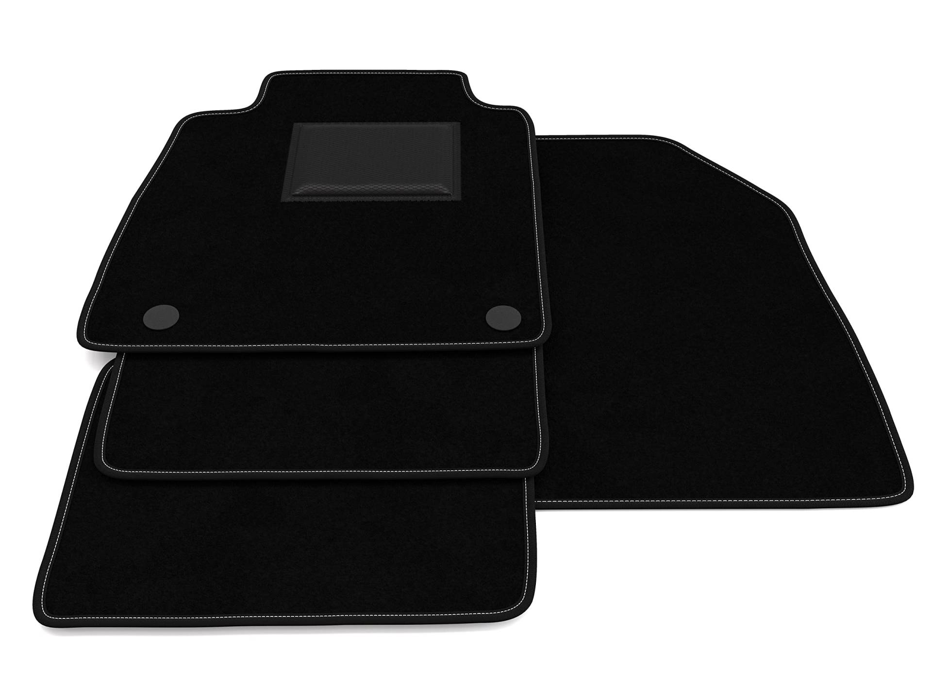 Fußmatten kompatibel mit Nissan Micra 2017-2022 ohne Dekoration, benutzerdefinierte Autofußmatten-Kit, Teppich-Teppich-Set, Autoteppich von GENERISCH