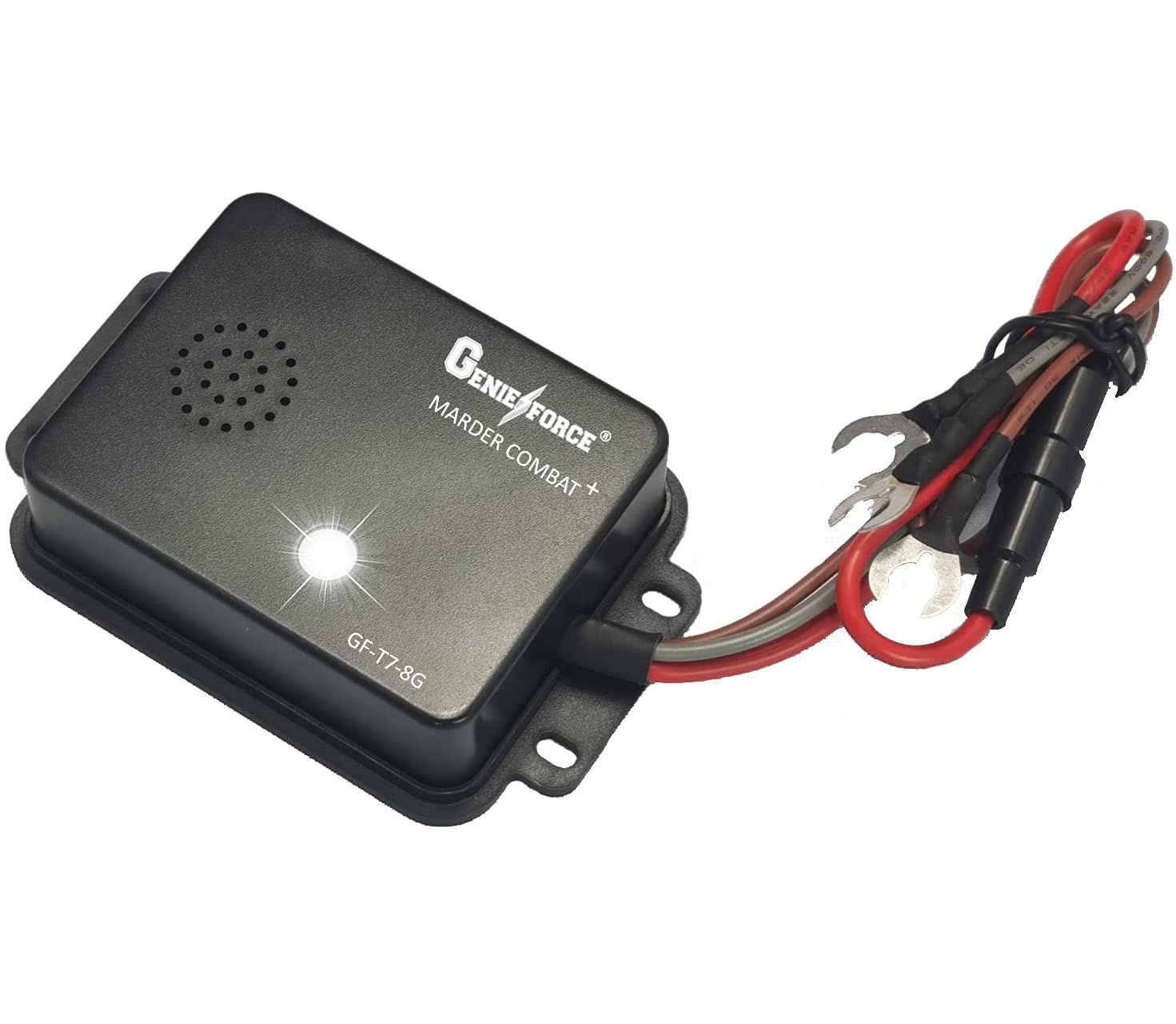 GENIE FORCE Genieforce® Marder Combat+ Smart Marderschreck Marderschutz, Ultraschallgerät für Autos | Leichter Einbau | Ultrasonic | Wasserdicht | Autobatterie Anschluß - GF-T7-8G von GENIE FORCE