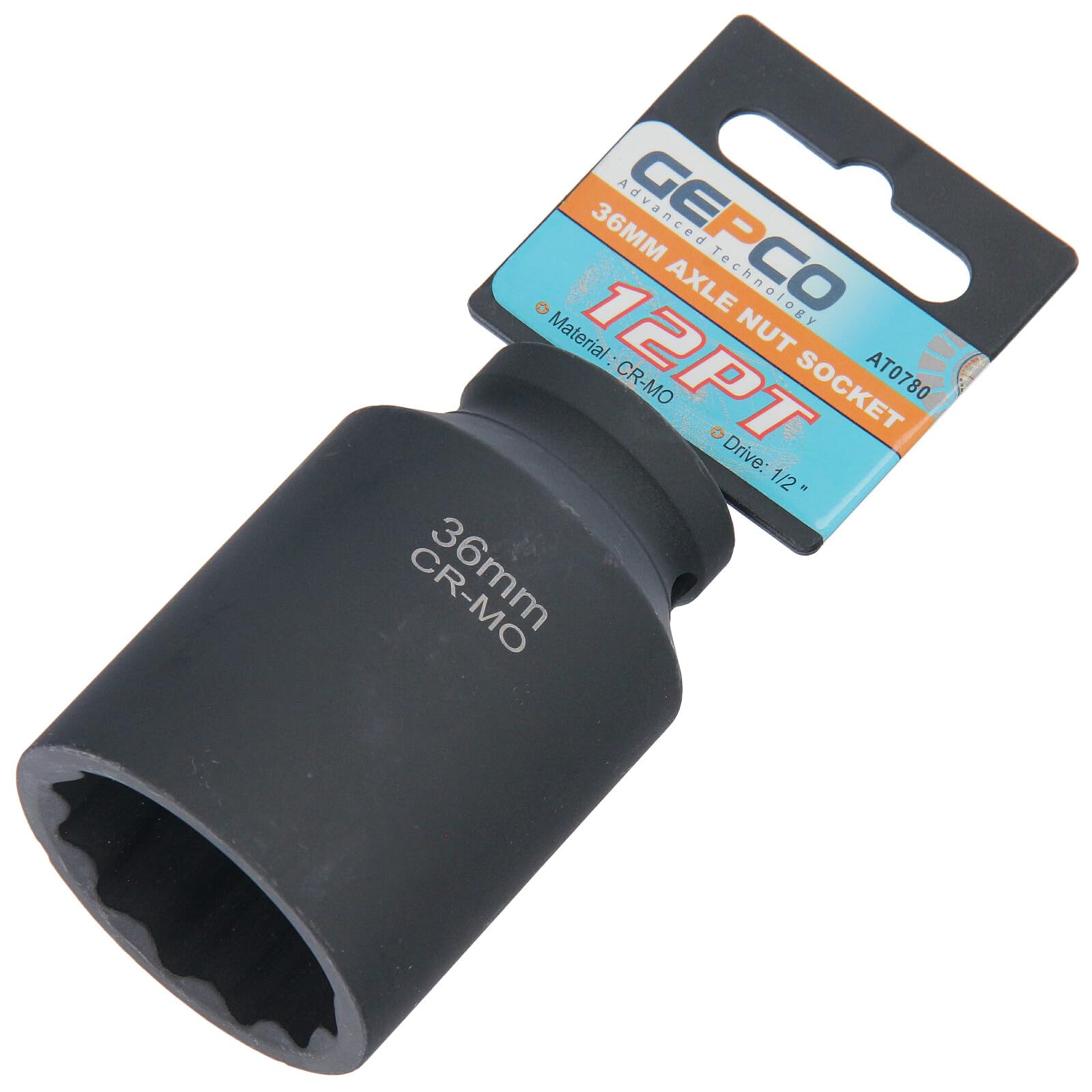 GEPCO 36 mm Vielzahn Nuss 1/2" Kraft Steckschlüssel Antriebswellen Werkzeug 12-Kant GEPCO 36 mm Vielzahn Nuss 1/2" Kraft Steckschlüssel Antriebswellen Werkzeug 12-Kant von GEPCO Advanced Technology