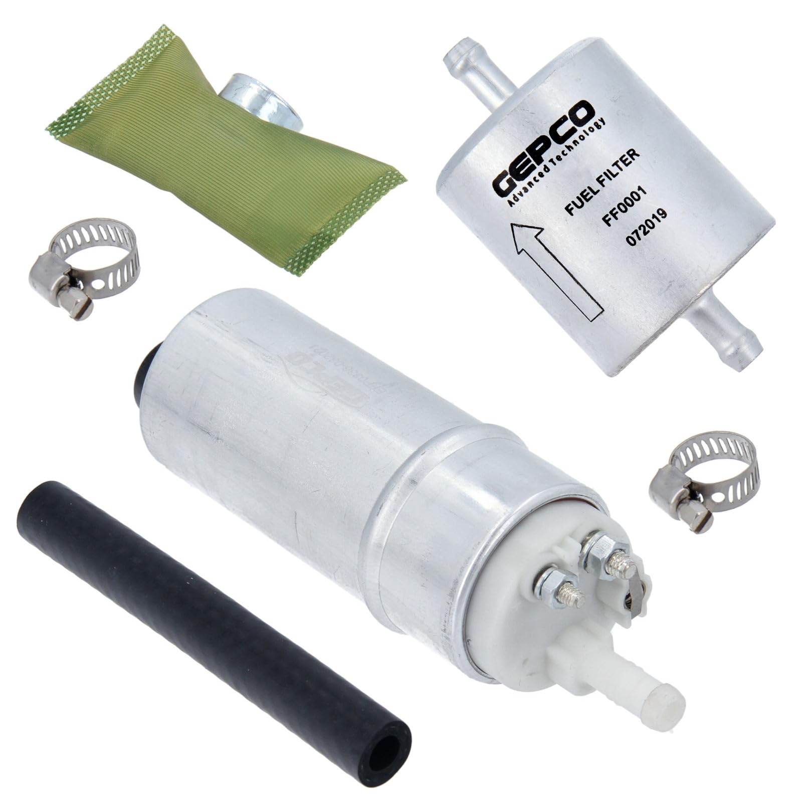 GEPCO Benzinpumpe Kraftstoffpumpe mit Kraftstofffilter und Sieb kompatibel mit BMW GS K R K1 K75 1100 1150 1200 R100 K1100 RT LT ECE 16141341231 GEPCO Benzinpumpe Kraftstoffpumpe mit Kraftstofffilter und Sieb kompatibel mit BMW GS K R K1 K75 1100 1150 1200 R100 K1100 RT LT ECE 16141341231 von GEPCO Advanced Technology