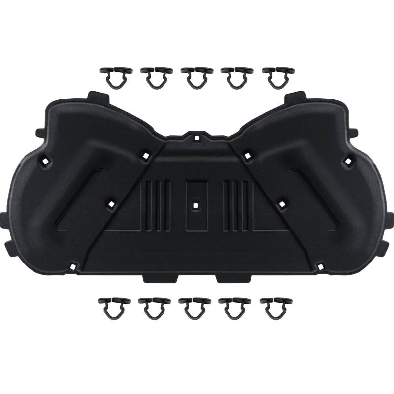 GEPCO Dämmmatte Motorhaube Motorhaubendämmung Motorraumdämmung mit Clips Kompatibel mit Audi Q5 8RB SQ5 2008-2017 8R0863825 von GEPCO Advanced Technology