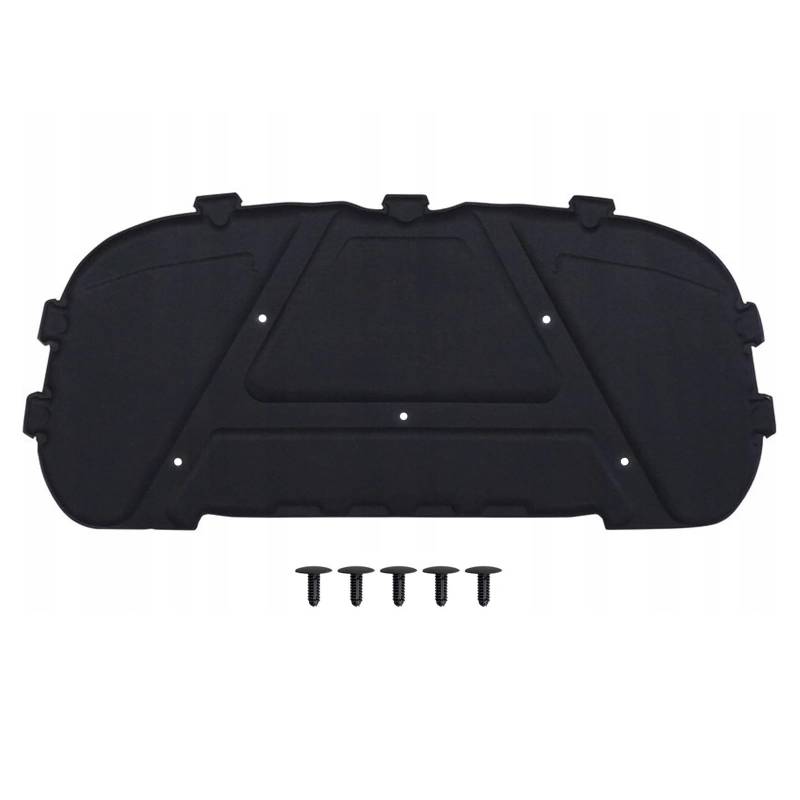 GEPCO Dämmmatte Motorhaube Motorhaubendämmung Motorraumdämmung mit Clips kompatibel mit: BMW 1er E81 E82 E87 E88 von GEPCO Advanced Technology