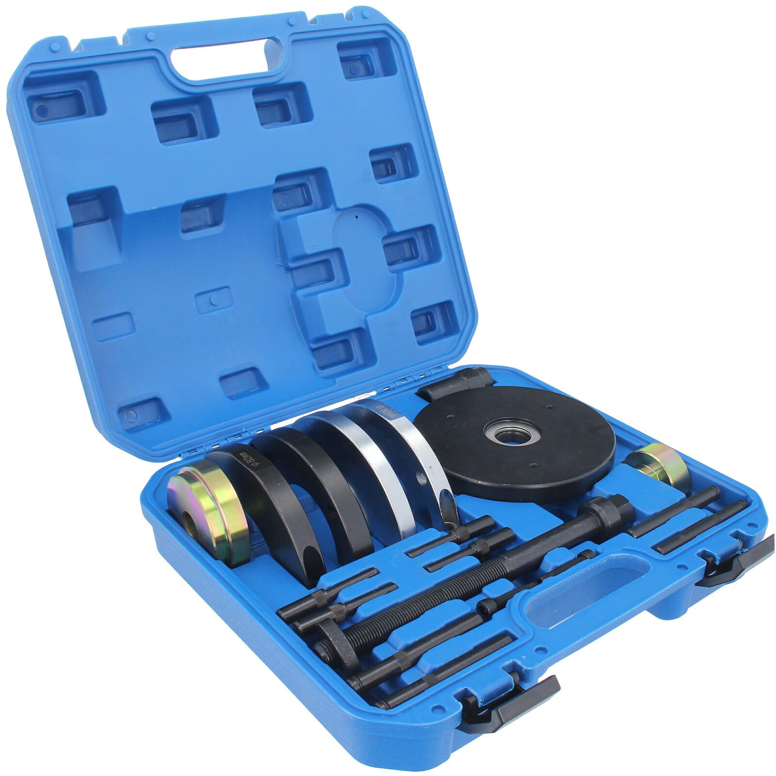 GEPCO Radlagerwerkzeug Abzieher 82mm Radlager Wechsel Radnabe KFZ Werkzeug kompatibel mit Ford Galaxy S-Max Mondeo BA7 Focus RS 500 Land Rover Freelander Volvo S80 XC60 XC70 V70 GEPCO Radlagerwerkzeug Abzieher 82mm Radlager Wechsel Radnabe KFZ Werkzeug kompatibel mit Ford Galaxy S-Max Mondeo BA7 Focus RS 500 Land Rover Freelander Volvo S80 XC60 XC70 V70 von GEPCO Advanced Technology