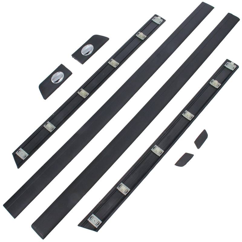 GEPCO ZIERLEISTEN Satz TÜRLEISTEN Kompatibel mit Audi 100 1990-1994 A6 1994-1997 C4 4A Oben von GEPCO Advanced Technology