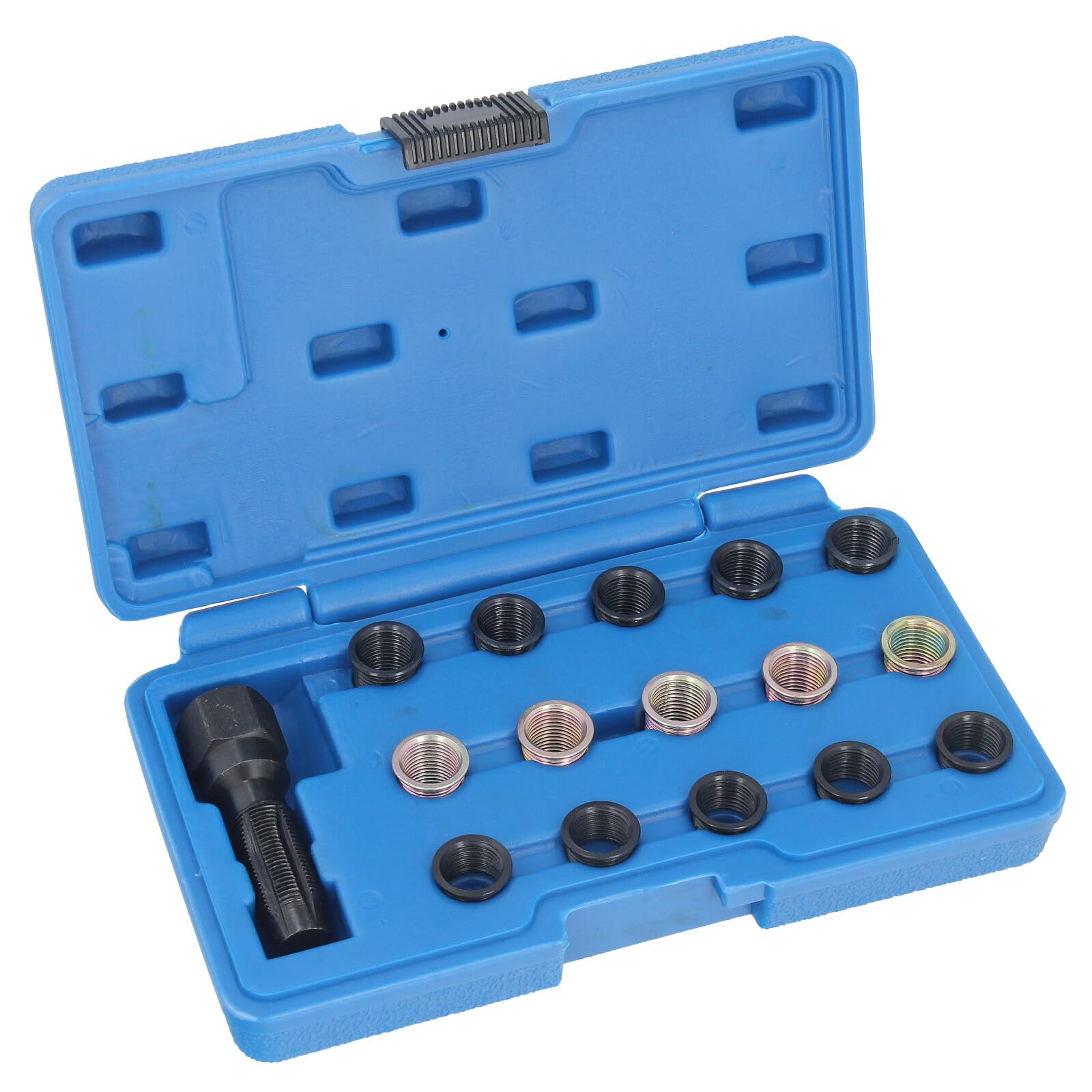 GEPCO Zündkerzen Gewinde Reparatur Set M14x1.25 Ersatzgewinde Bohrer Gewindehülse SW16 Gewindebohrer GEPCO Zündkerzen Gewinde Reparatur Set M14x1.25 Ersatzgewinde Bohrer Gewindehülse SW16 Gewindebohrer von GEPCO Advanced Technology