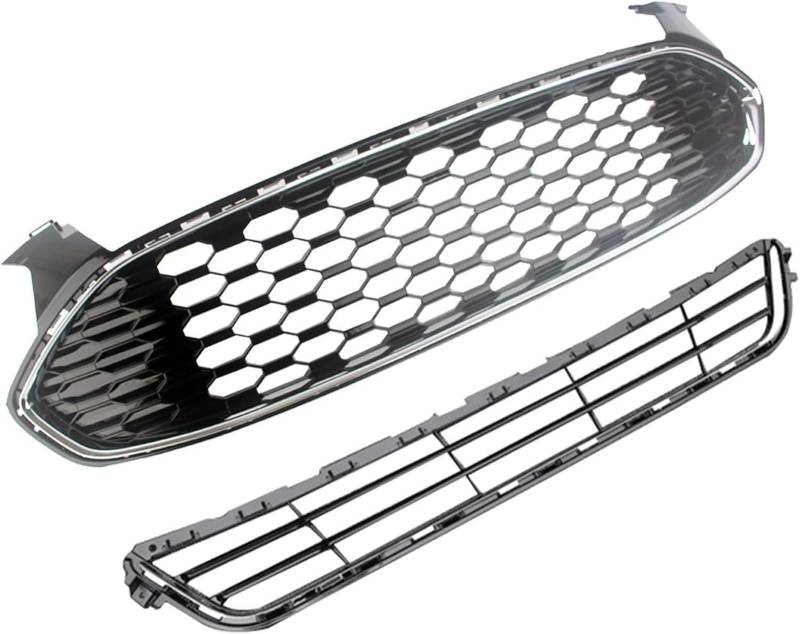 Auto-Nebelscheinwerfergitter Auto Front Upper Honeycomb Grille Für Fusion Für Mondeo 2013-2016 Stoßfänger Grille von GERLJ