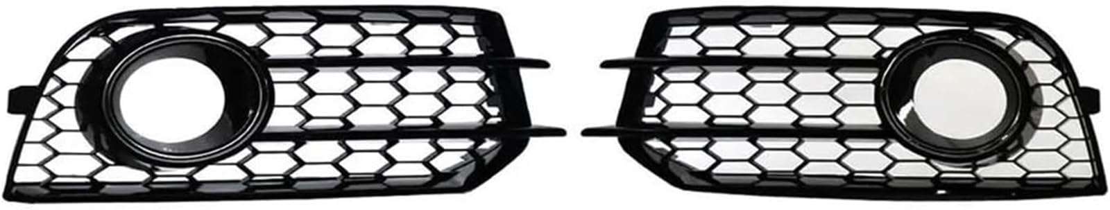 Auto-Nebelscheinwerfergitter Auto Nebel Licht Lampe Abdeckung Kühlergrill Grill Für A1 8X 2010-2014(Gloss black) von GERLJ