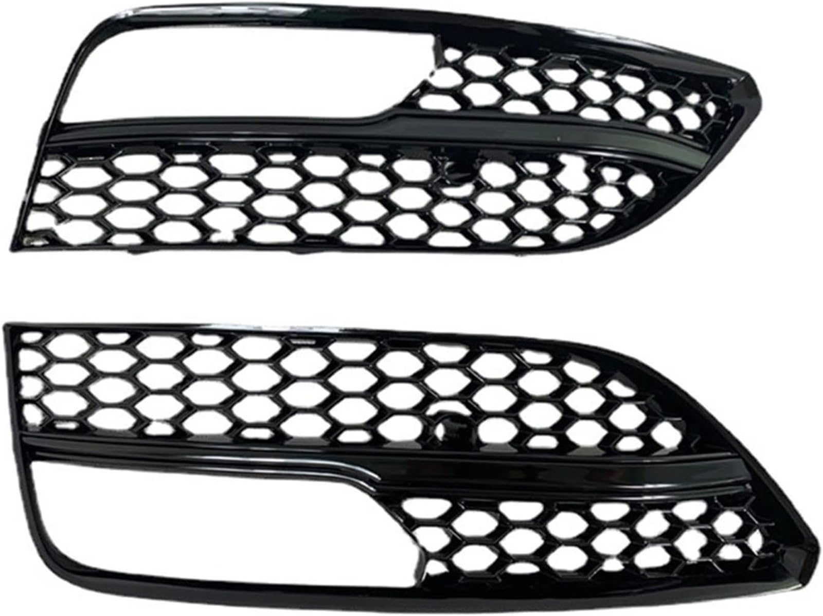 Auto-Nebelscheinwerfergitter Front Stoßstange Nebel Licht Lampe Kühlergrill Grill Abdeckung Mesh Waben Hex Zubehör(Full black) von GERLJ