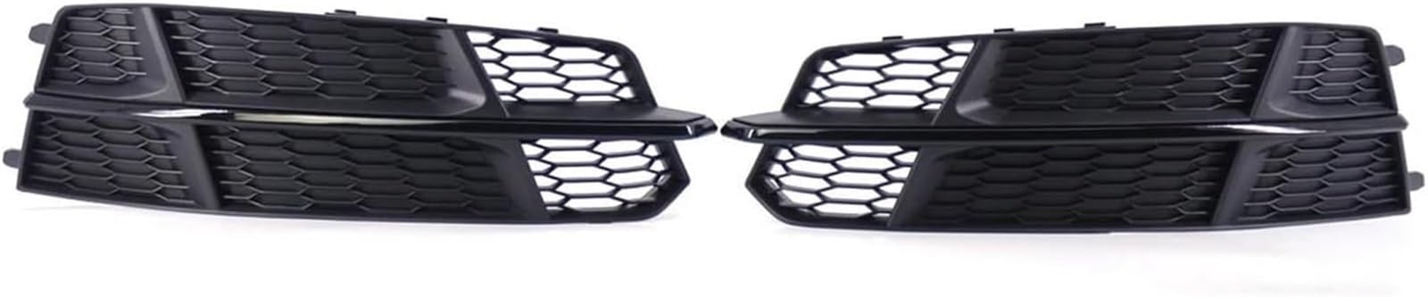 Auto-Nebelscheinwerfergitter Für 2016-2018 2Pcs Auto Front Stoßstange Nebel Licht Unteren Kühlergrill Grill Abdeckung(Bright Black) von GERLJ