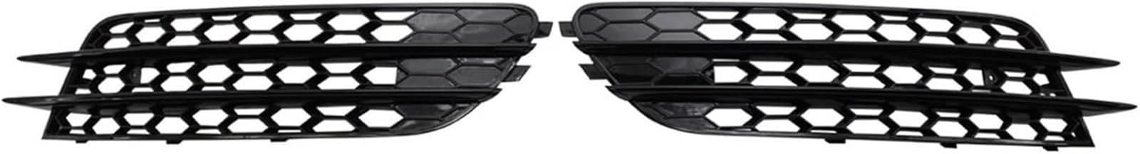 Auto-Nebelscheinwerfergitter Für A6 C7 Für Limousine 2012-2015 Für Gloss Black Car Front Nebelscheinwerfer Kühlergrill(Schwarz) von GERLJ