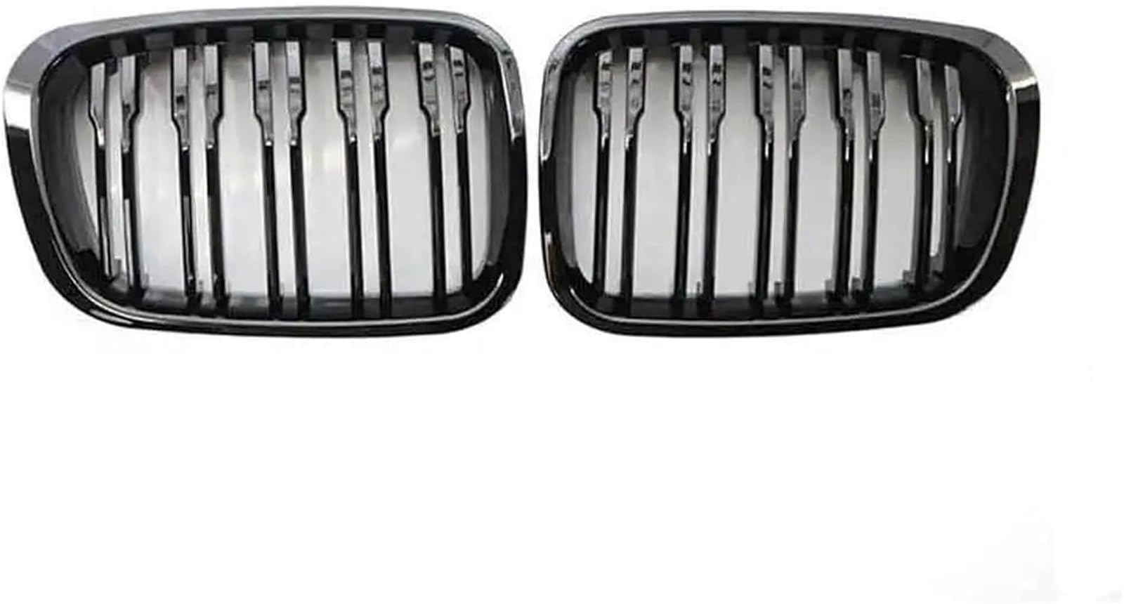 Auto-Nebelscheinwerfergitter Für BMW 1998-2001 Mattschwarz Auto Vorderen Stoßfänger für Kühlergrill Niere Grill(Gloss Black) von GERLJ