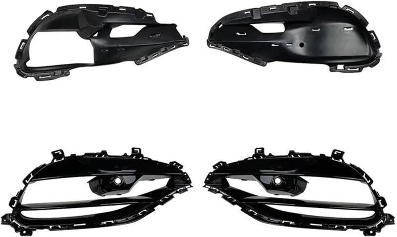 GERLJ Auto-Nebelscheinwerfergitter 2Pcs Auto Vorderen Stoßfänger Unteren Kühlergrill Nebel Licht Für Mercedes 2016-2018 von GERLJ