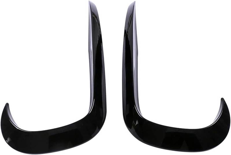 GERLJ Auto-Nebelscheinwerfergitter Auto Frontschürze Spoiler Für Kotflügel Nebel Licht Kühlergrill Für Mercedes 2020-2022(Schwarz) von GERLJ