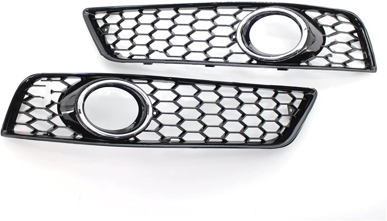 GERLJ Auto-Nebelscheinwerfergitter Für A3 8P 2009-2013 8P0807682D Auto Kühlergrill Wabengrill Abdeckung Mesh Grill(Chrome Silver) von GERLJ