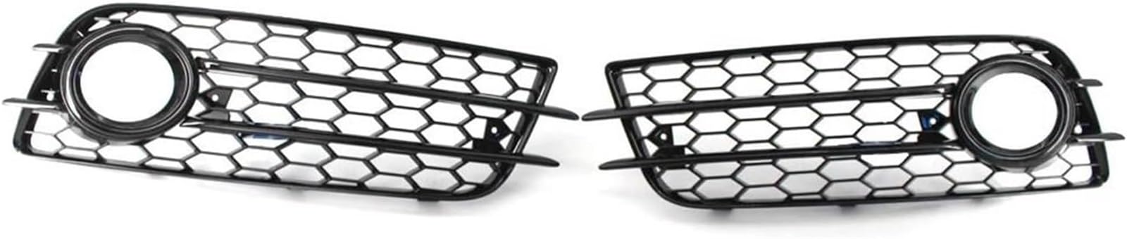 GERLJ Auto-Nebelscheinwerfergitter Für S-line S4 2009-2012 1 Paar Auto Frontstoßstange Unterer Kühlergrill Nebelscheinwerfergrill(Bright Black) von GERLJ