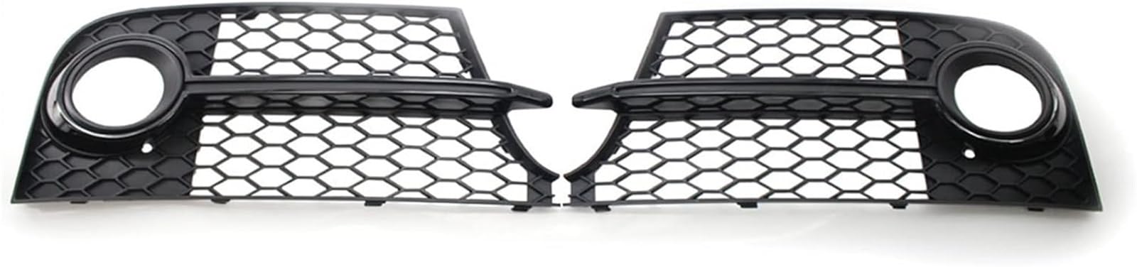 GERLJ Auto-Nebelscheinwerfergitter Für TT 2011-2014 für glänzend schwarz RS Style Honeycomb Auto Front Nebelscheinwerfer Kühlergrill Abdeckung(Bright Black) von GERLJ