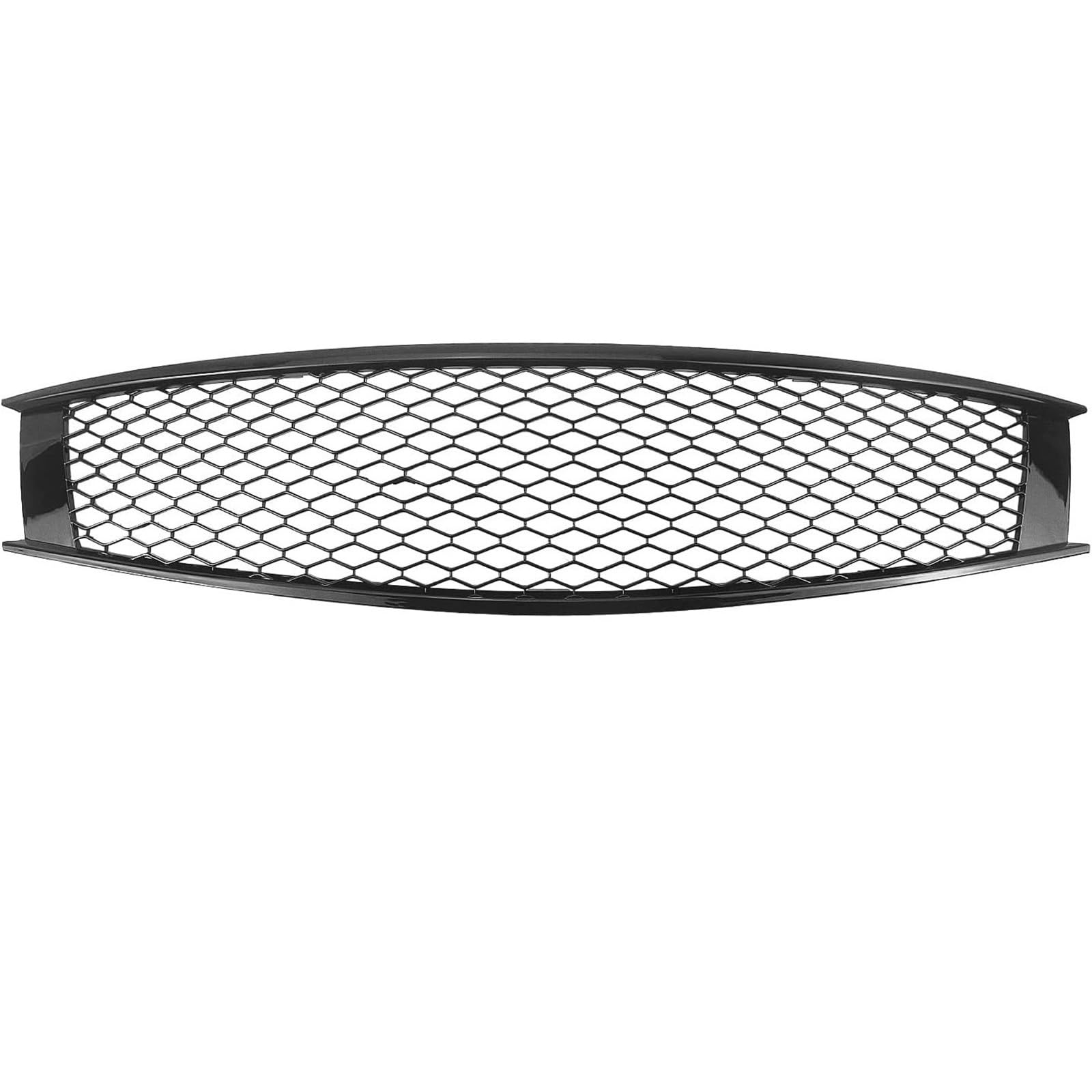 GERLJ Auto-Nebelscheinwerfergitter Kühlergrill-Blenden Streifen Frontgrill glänzend schwarz Waben-Stil Auto obere Stoßstange Haubengitter GERLJ Auto-Nebelscheinwerfergitter Kühlergrill-Blenden Streifen Frontgrill glänzend schwarz Waben-Stil Auto obere Stoßstange Haubengitter von GERLJ