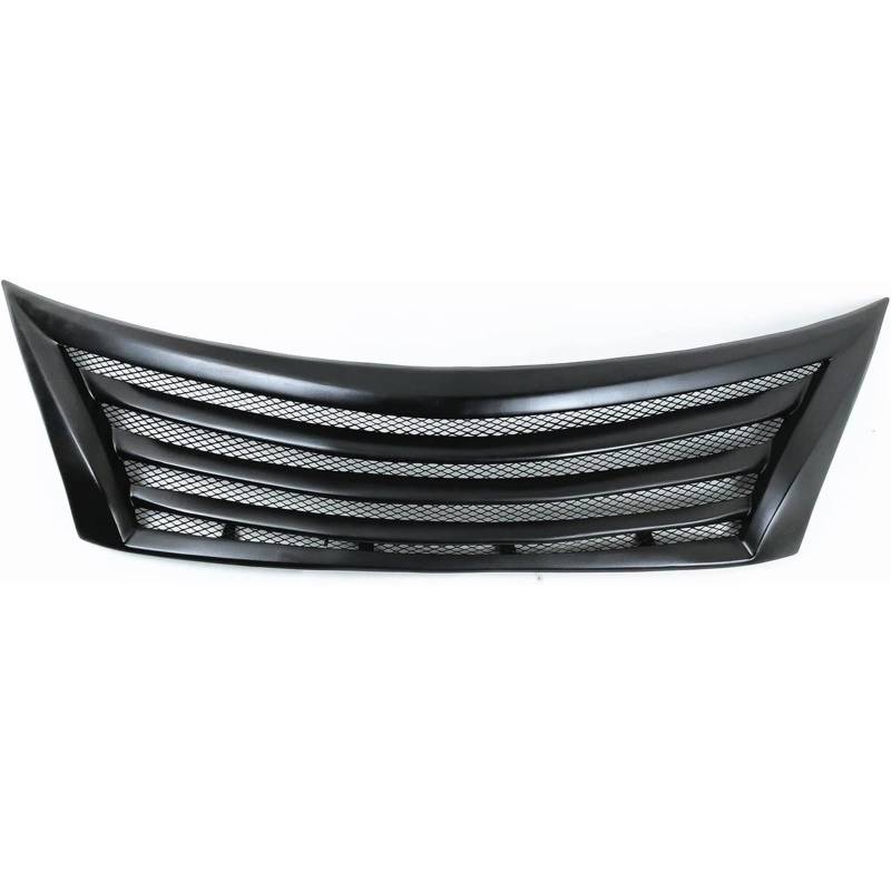 GERLJ Auto-Nebelscheinwerfergitter Kühlergrill-Zierleisten Frontgrill Renngrill mattschwarz für obere Stoßstangenhaube Entlüftungsgitter von GERLJ