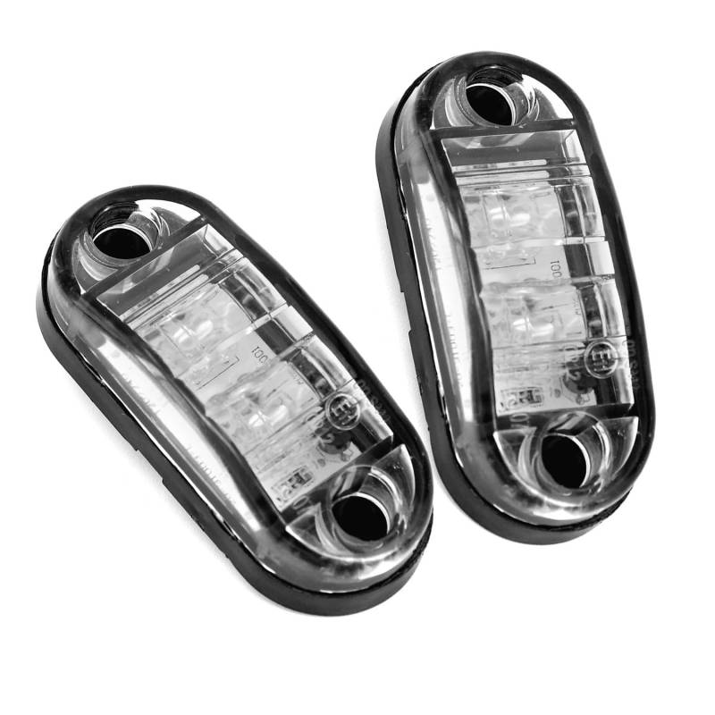 GERLJ Auto Rücklicht 2 Stücke 12 V/24 V Seitenmarkierungsleuchten Autos Externe Lichter Warnung Rückleuchten Auto von GERLJ