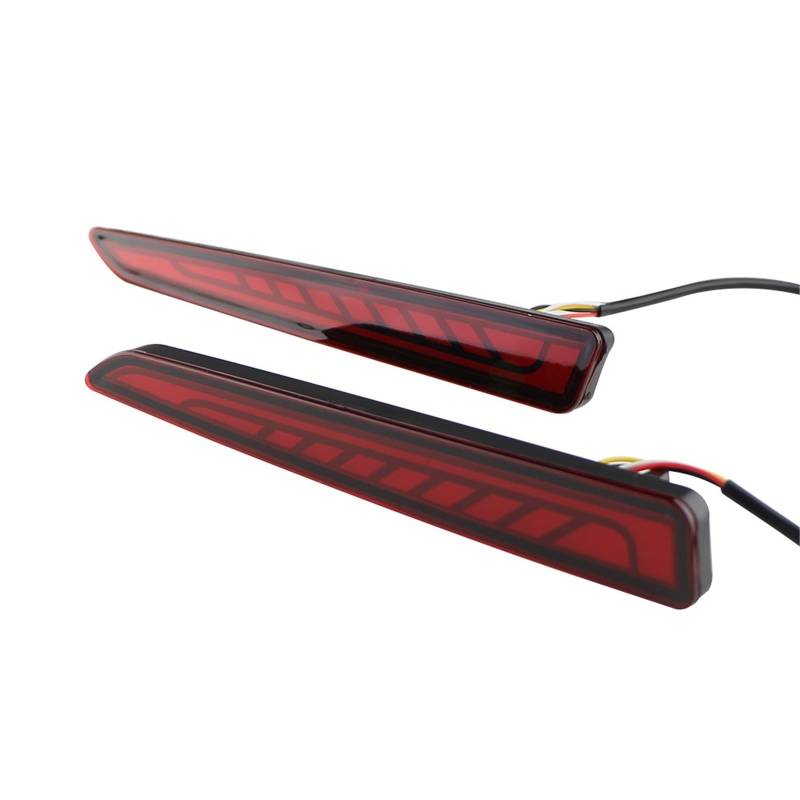 GERLJ Auto Rücklicht Auto Stoßstange Hinten Licht für Toyota Raize 2019 2020 2021 2022 Dynamische Drehen für Signal Brems Warnung Lampe Reflektor 12V Zubehör(A style) von GERLJ