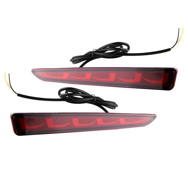 GERLJ Auto Rücklicht Auto Stoßstange Hinten Licht für Toyota Raize 2019 2020 2021 2022 Dynamische Drehen für Signal Brems Warnung Lampe Reflektor 12V Zubehör(B style) von GERLJ