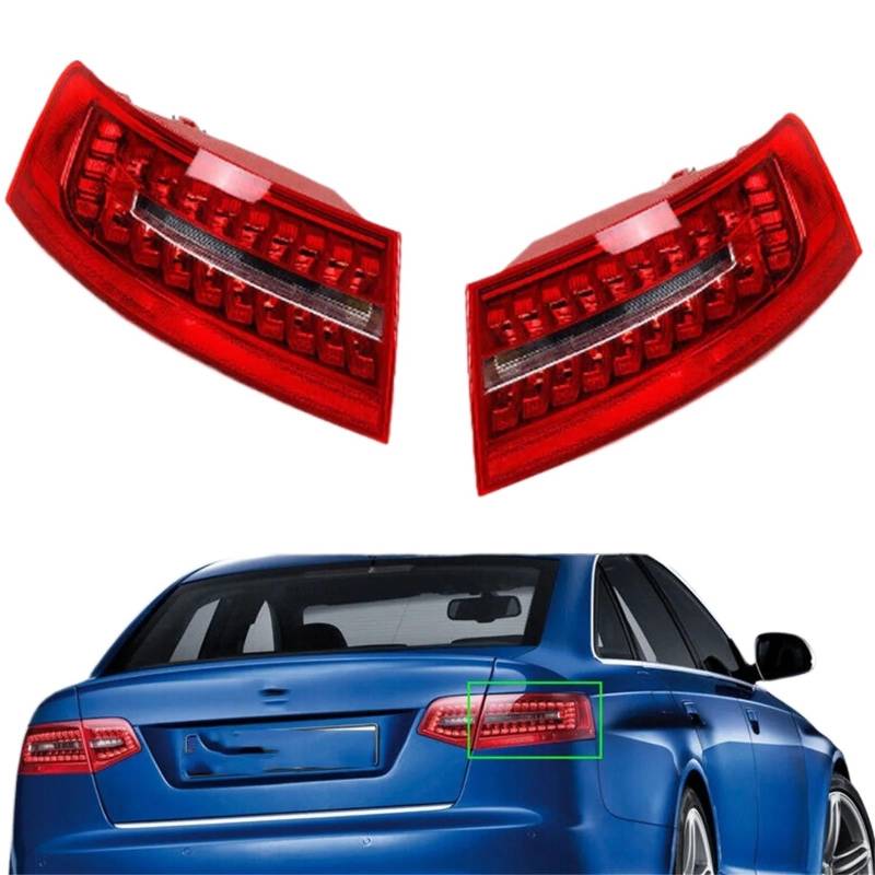 GERLJ Auto Rücklicht Neue Rücklicht Montage Für A6 C6 S6 RS6 Für Limousine 2009 2010 2011 Drehen Für signal Bremse Hinten Lampe(Only Right Side) von GERLJ