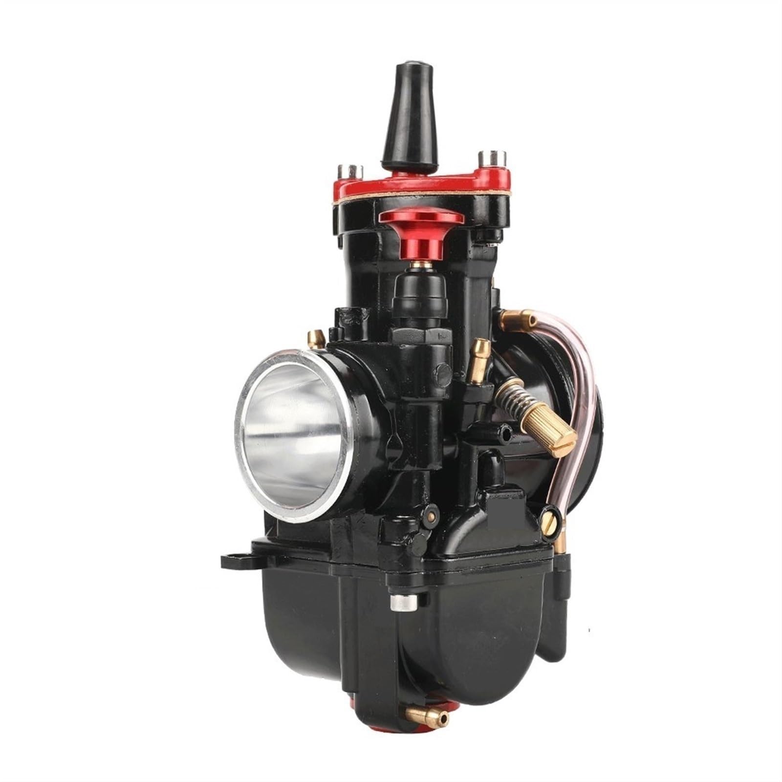 GERLJ Autovergaser Universal 21mm 24mm 26mm 28mm 30mm 32mm 34mm für PWK Vergaser 2T 4T für Motor Motorrad für Roller UTV ATV(24mm) von GERLJ