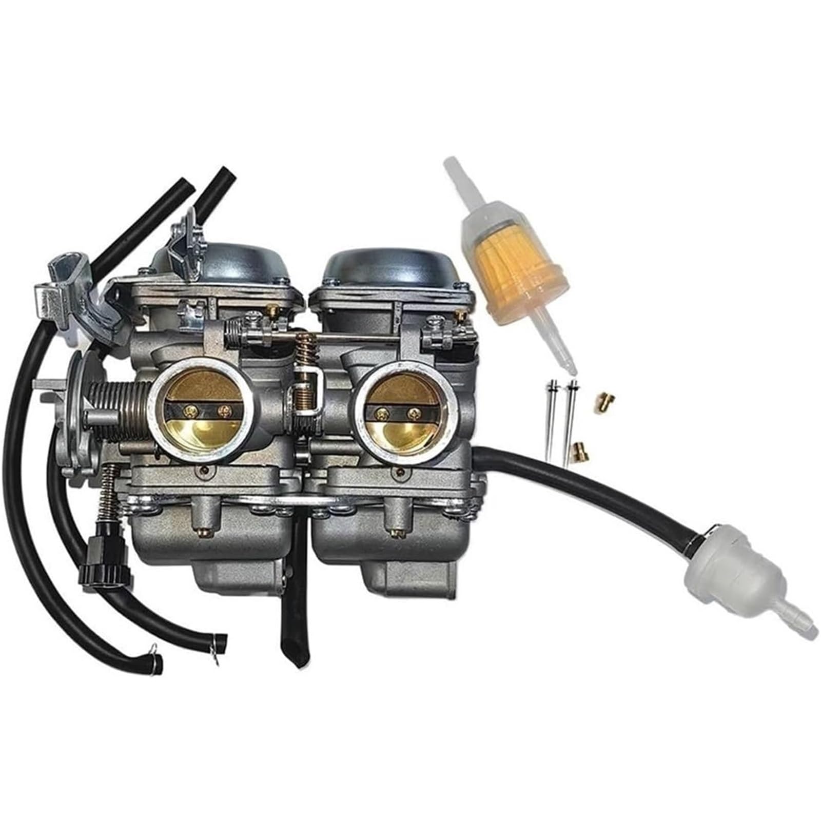 GERLJ Autovergaser Vergaser PD26JS 26MM 250CC CBT 125/250 für Doppelzylinder-Vergaser Motorrad ATV für Quad Carb GERLJ Autovergaser Vergaser PD26JS 26MM 250CC CBT 125/250 für Doppelzylinder-Vergaser Motorrad ATV für Quad Carb von GERLJ