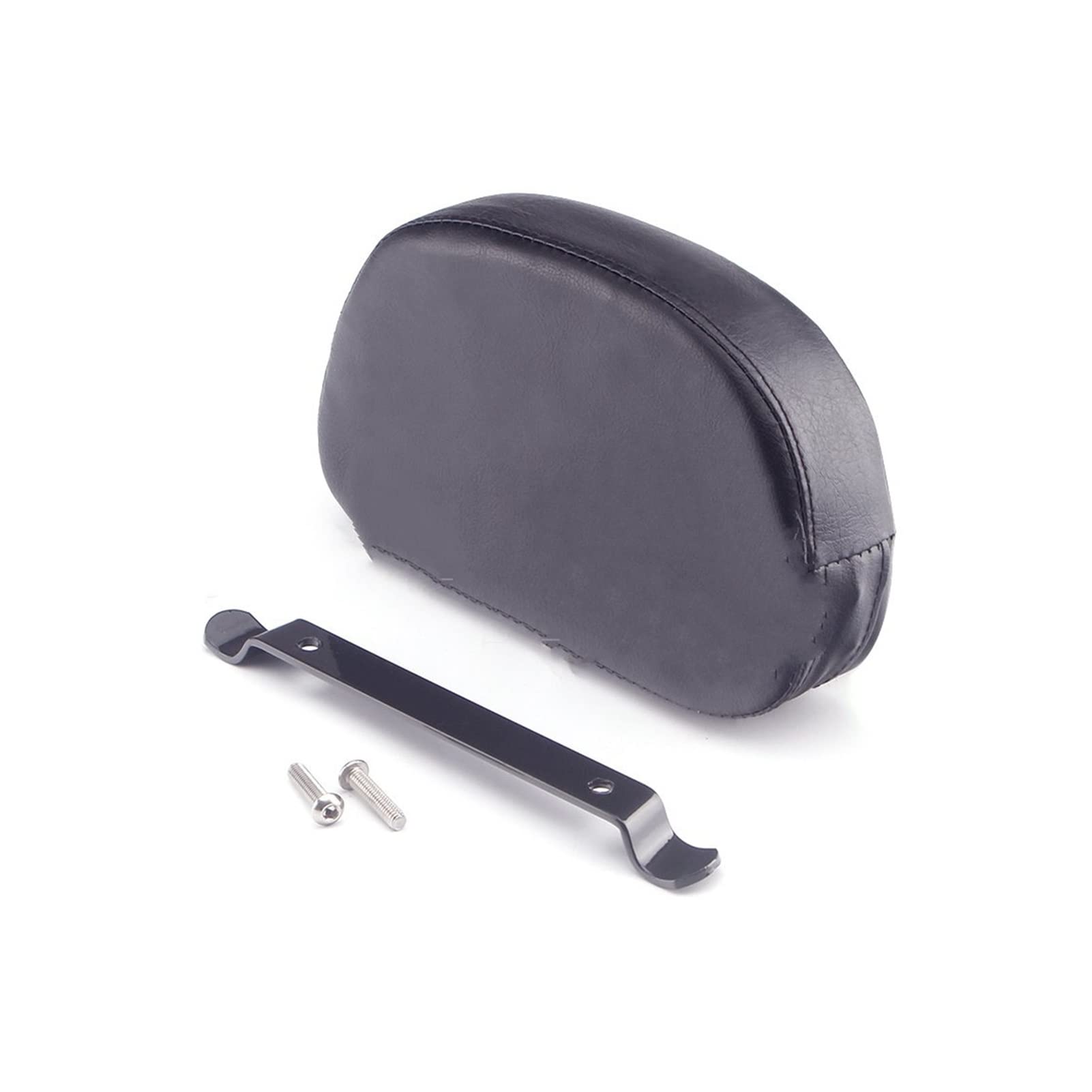GERLJ Motorrad-Heckträger Für Harley Für Heritage Für Classic Für FLHC Für FLHCS Für Softail Für FLSL Für FLDE Street Bob FXBB Beifahrer für Sissy Bar Rückenlehne(Cushion Pad) von GERLJ
