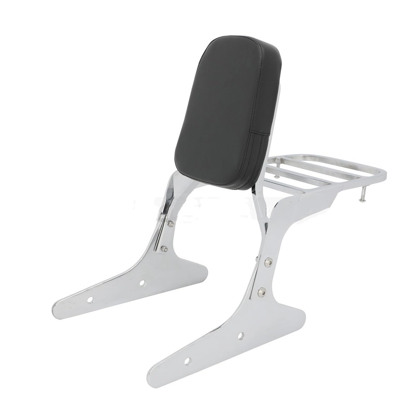 GERLJ Motorrad-Heckträger Motorrad-Beifahrer-Rückenlehne für Sissy Bar für mit Gepäckträger für Shadow für VLX 400 für Steed 400 VLX400 1991 1992 1993 1994 1995 1996 1997 1998(2) von GERLJ